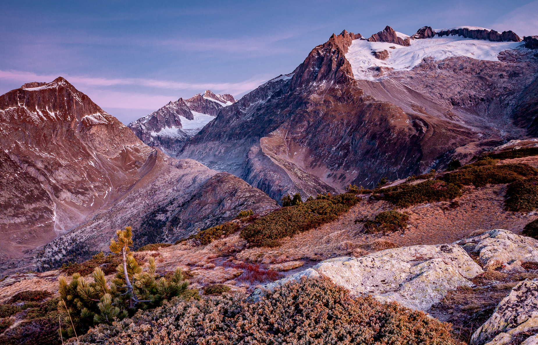 Aletschgletscher Massiv — Fotoworkshop Wallis Lightexplorers