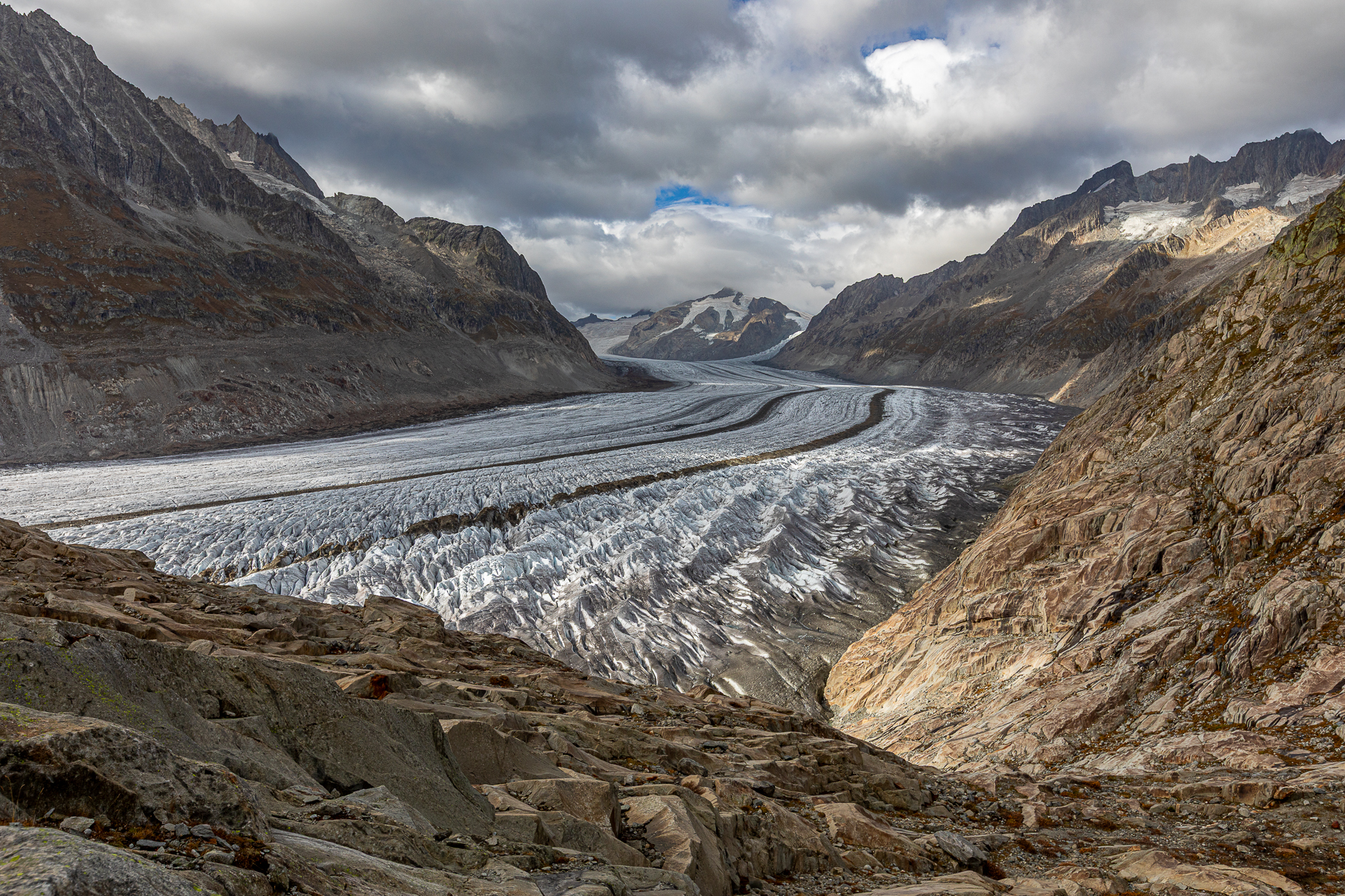 Aletschgletscher Schweiz Weltnaturerbe — Fotografie Fotoworkshop