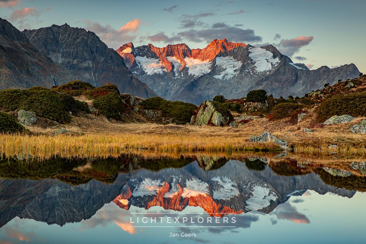 Aletschgletscher Wallis Herbstfarben — Fotografie Workshop