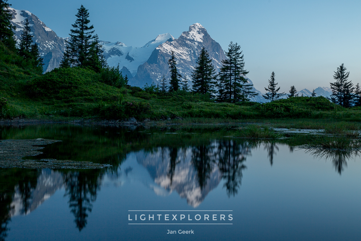 Alpen Berner Oberland Gipfel — Landschaftsfotografie Workshop