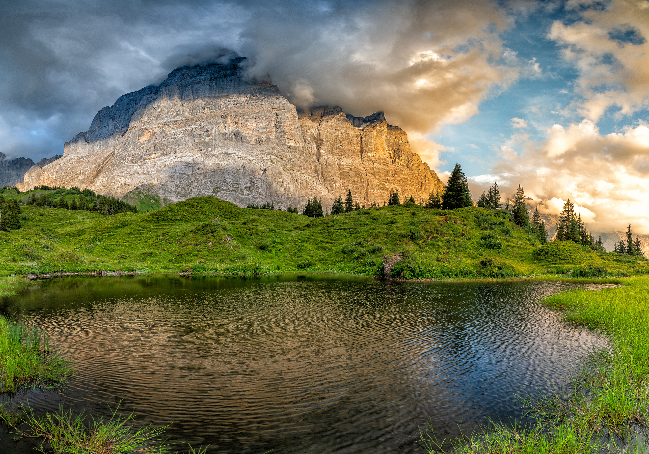 Alpen Berner Oberland Spiegelung — Fotografie Fotoworkshop