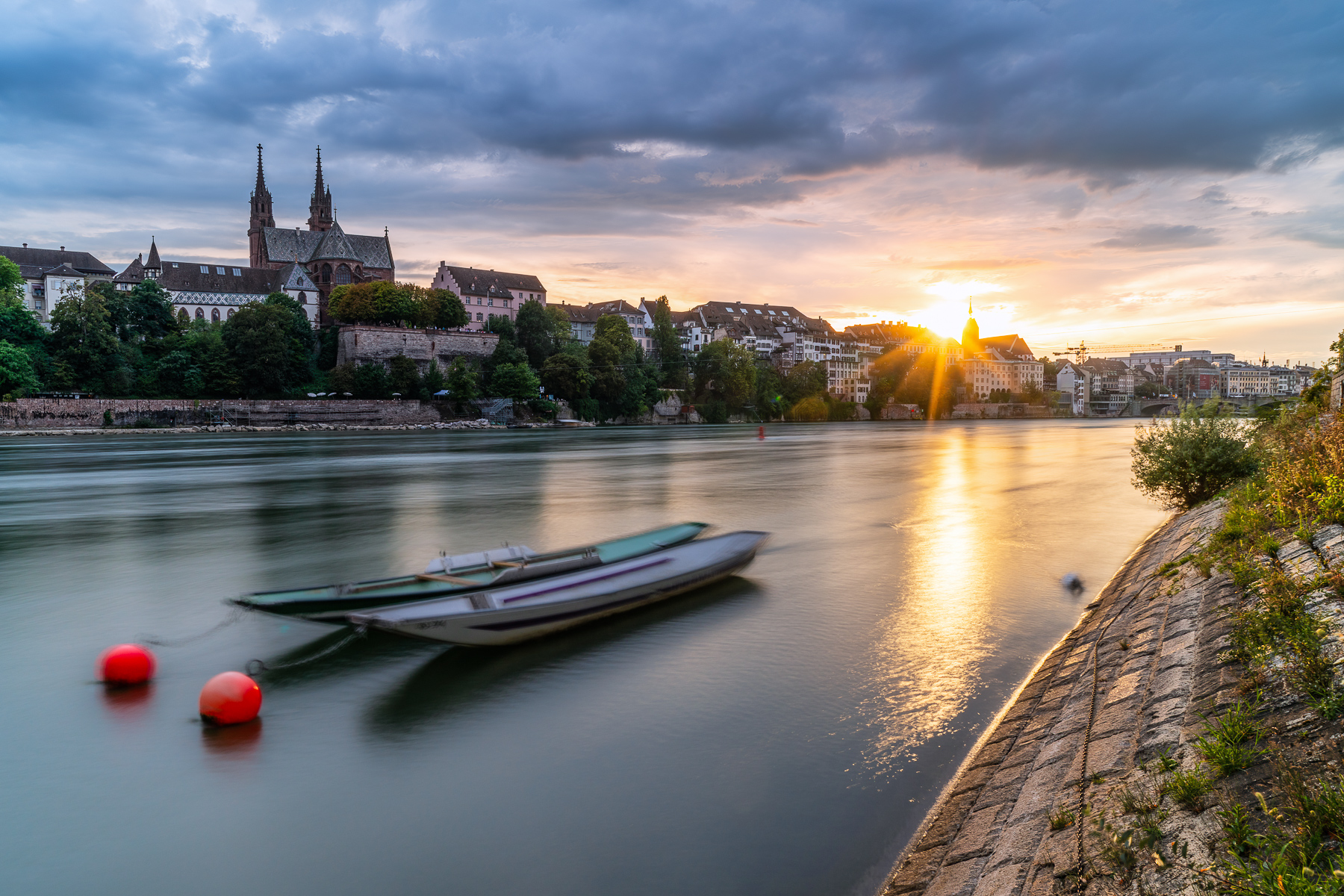 Filter-Fotografie am Basler Rhein — Langzeitbelichtung Workshop