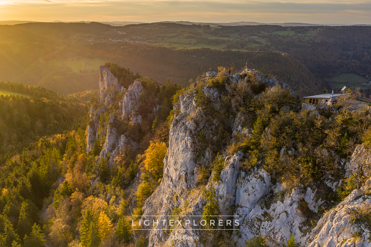 Herbstzauber Jura Spiegelung — Fotoworkshop Lightexplorers