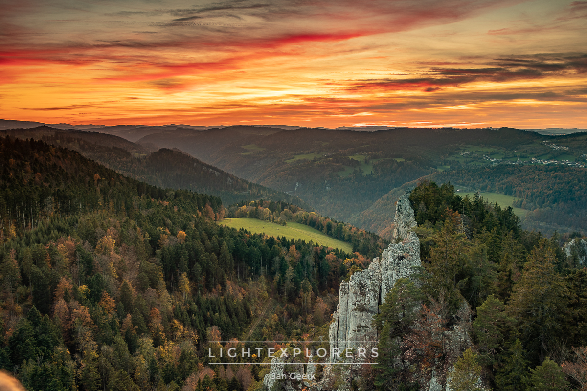 Herbstzauber Jurabogen Nebel — Fotografie Workshop Lightexplorers