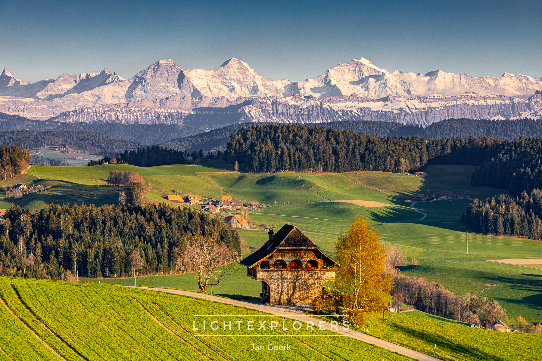 Emmental Bauernhof Landschaft — Fotoworkshop Schweiz