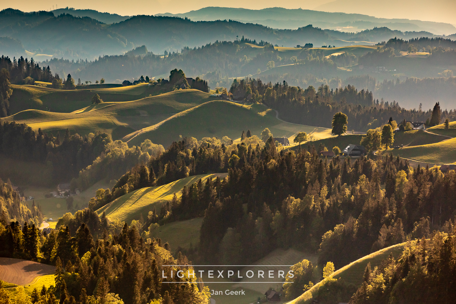 Emmental Felder Frühling — Landschaftsfotografie Workshop