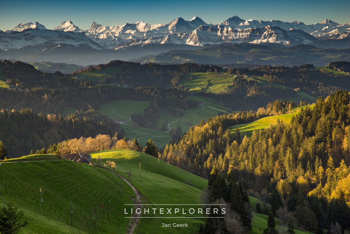 Grüne Hügel Emmental Schweiz — Fotoworkshop Lightexplorers