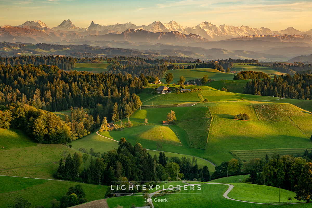 Hügellandschaft Berner Oberland — Fotoworkshop Emmental
