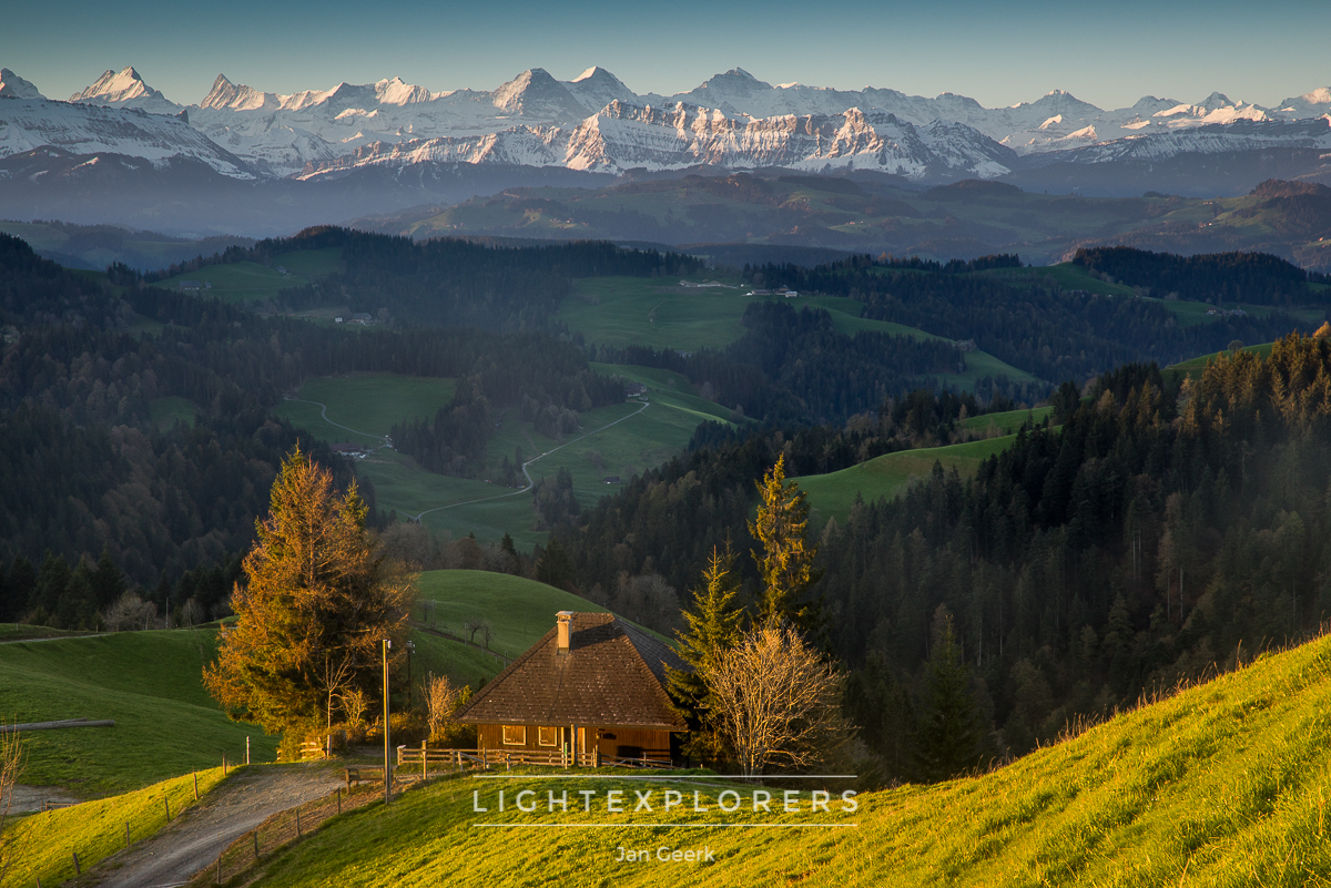 Hügellandschaft Emmental — Landschaftsfotografie Fotoworkshop