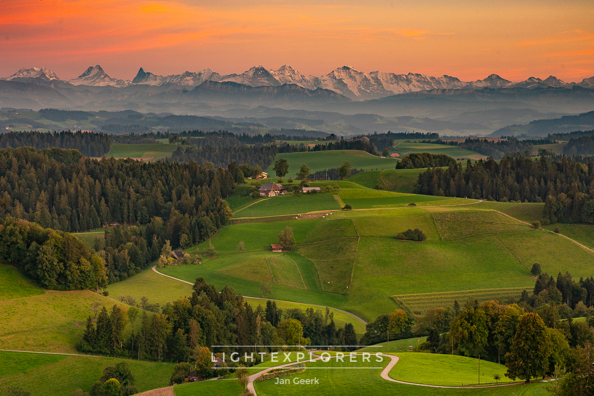Hügellandschaft Emmental Schweiz — Fotoworkshop Lightexplorers
