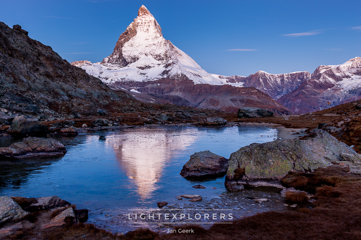 Matterhorn Gornergletscher — Fotoworkshop Zermatt Lightexplorers