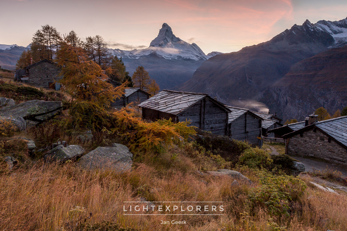 Matterhorn Riffelsee Alpen — Fotoworkshop Zermatt