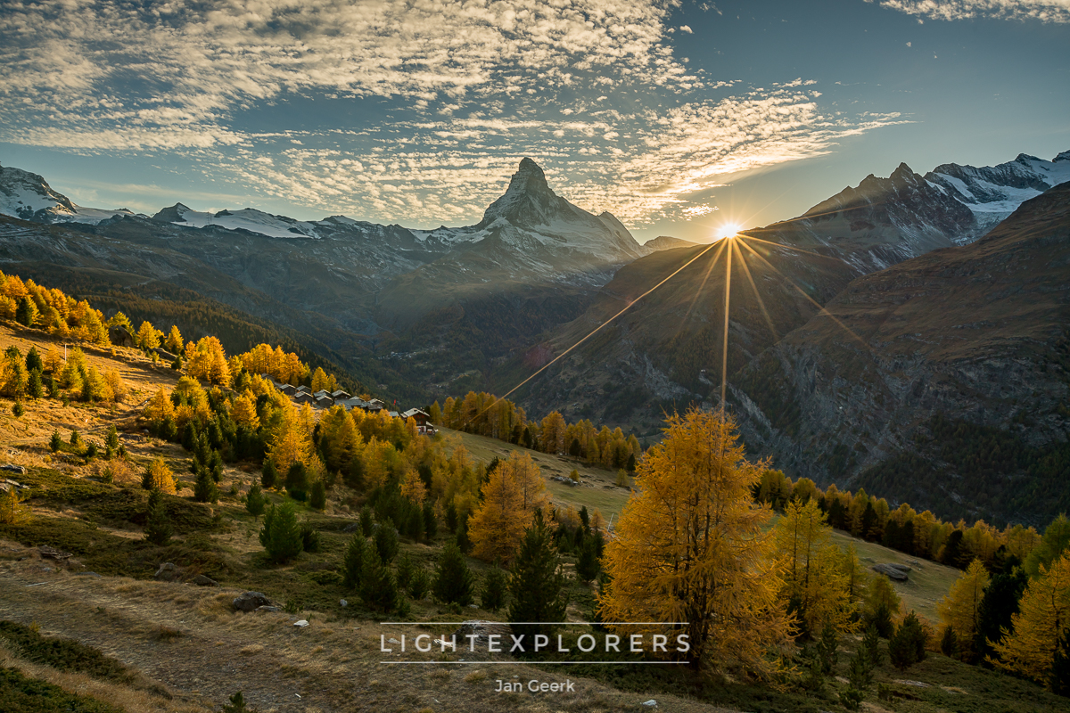 Matterhorn Zermatt Morgenrot — Alpenfotografie Fotoworkshop